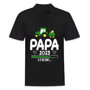Papa 2023 Chargement - Polo Homme - noir - Devant - Kai (181cm)