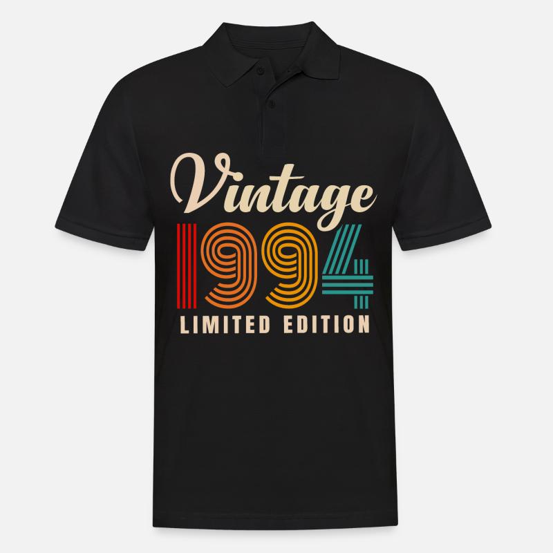 millésime 1994 - Polo Homme - noir
