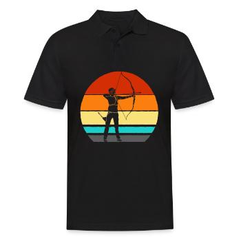 Archer Archer Archery Archery Archery Archery Archery Archery - Men's Polo Shirt - black - Front - Kai (181cm)