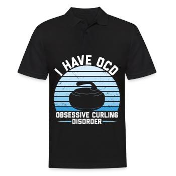 Curling - Polo Homme - noir - Devant - Kai (181cm)