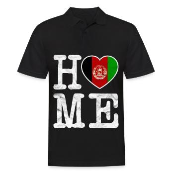 Drapeau de l'Afghanistan Pashto افغانستان Gift - Polo Homme - noir - Devant - Kai (181cm)