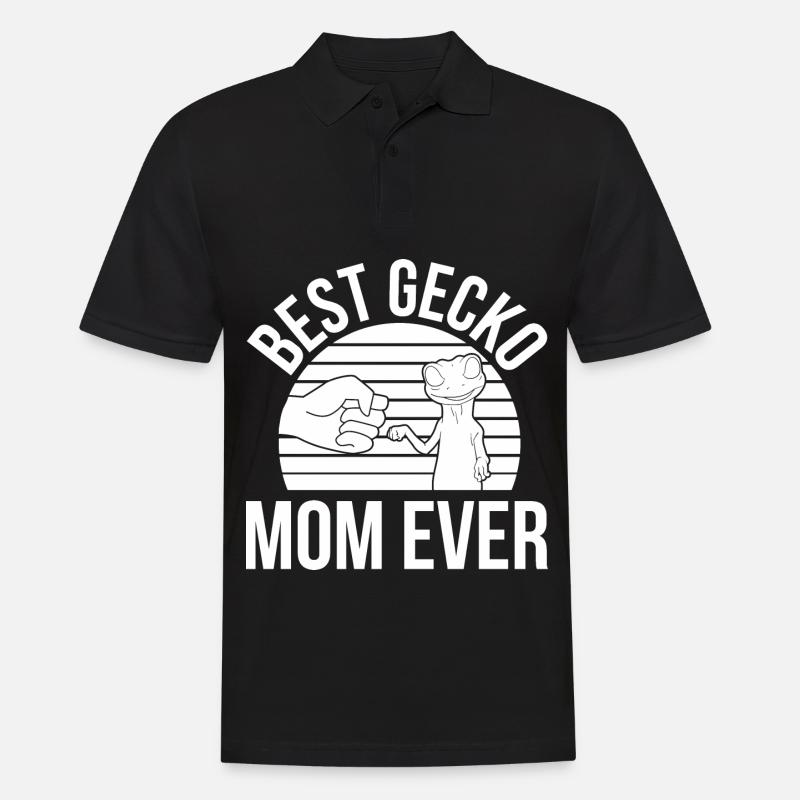 Gecko Mama - Men's Polo Shirt - black