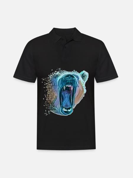 Icebear - Men's Polo Shirt - black