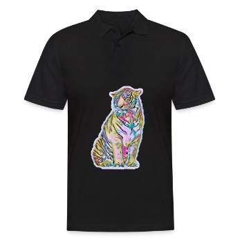 Tiger - Polo Homme - noir - Devant - Kai (181cm)