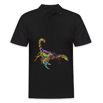 Scorpio - Men's Polo Shirt - black - Front - Kai (181cm)