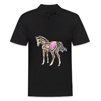 Cheval - Polo Homme - noir - Devant - Kai (181cm)