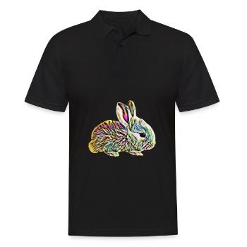 Lapin - Polo Homme - noir - Devant - Kai (181cm)