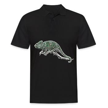Caméléon - Polo Homme - noir - Devant - Kai (181cm)