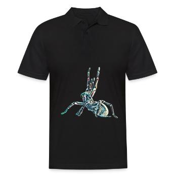 Tarantula - Men's Polo Shirt - black - Front - Kai (181cm)