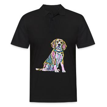 Beagle - Polo Homme - noir - Devant - Kai (181cm)