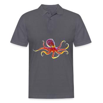 Poulpe - Polo Homme - charbon - Devant - Nico (186cm)