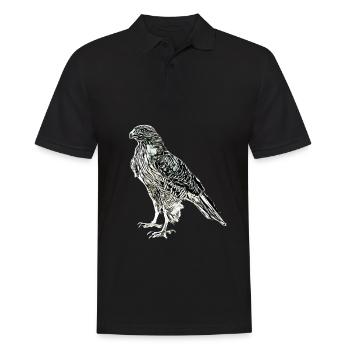 Falke - Männer Poloshirt - Schwarz - Vorne - Kai (181cm)