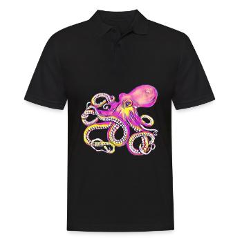 Poulpe - Polo Homme - noir - Devant - Kai (181cm)