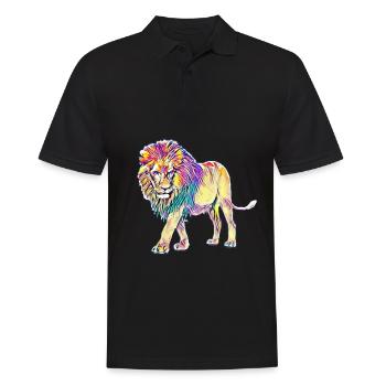 Lion - Polo Homme - noir - Devant - Kai (181cm)