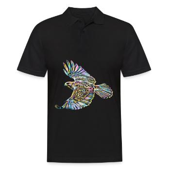 Falke - Männer Poloshirt - Schwarz - Vorne - Kai (181cm)
