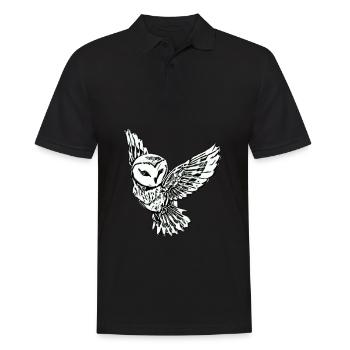 Chouette - Polo Homme - noir - Devant - Kai (181cm)