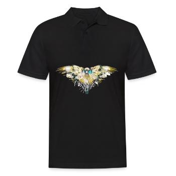 Falke - Männer Poloshirt - Schwarz - Vorne - Kai (181cm)