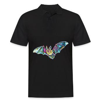 chauve-souris - Polo Homme - noir - Devant - Kai (181cm)