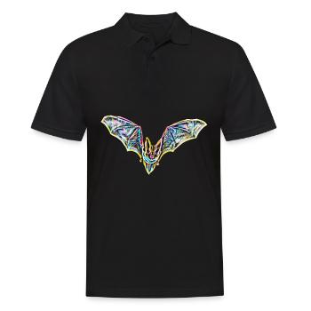 chauve-souris - Polo Homme - noir - Devant - Kai (181cm)