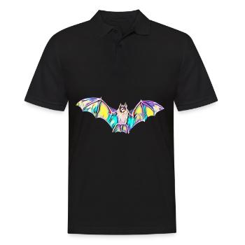 chauve-souris - Polo Homme - noir - Devant - Kai (181cm)