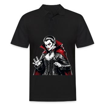 Gruseliges Halloween-partykostüm Vampir - Polo Homme - noir - Devant - Kai (181cm)