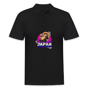 Raccoon Dog Raccoon Dog Enok Japon - Polo Homme - noir - Devant - Kai (181cm)