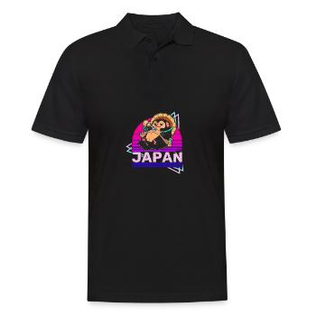 Raccoon Dog Raccoon Dog Enok Japon - Polo Homme - noir - Devant - Kai (181cm)