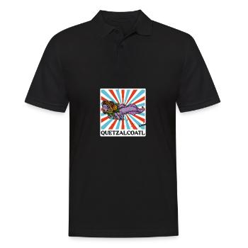 Quetzalcoatl Axolotl Mexico Aztecs Deity - Men's Polo Shirt - black - Front - Kai (181cm)