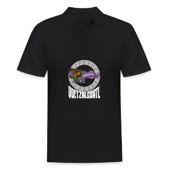 Quetzalcoatl Axolotl Mexico Aztecs Deity - Men's Polo Shirt - black - Front - Kai (181cm)