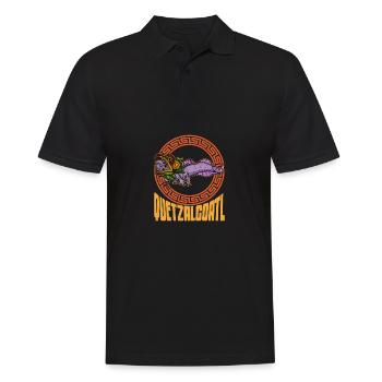 Quetzalcoatl Axolotl Mexico Aztecs Deity - Men's Polo Shirt - black - Front - Kai (181cm)