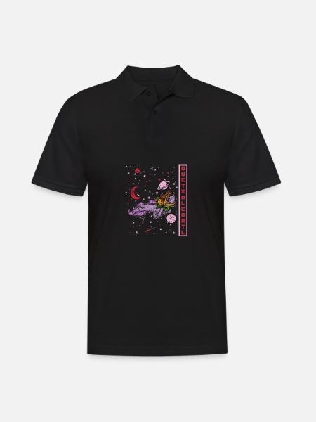 Quetzalcoatl Axolotl Mexico Aztecs Deity - Men's Polo Shirt - black