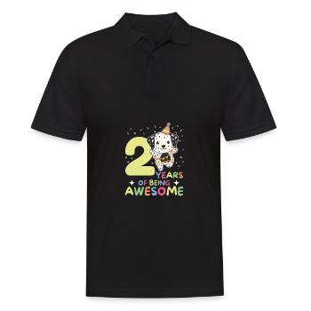 Dalmatiens pour les enfants de 2e anniversaire de deux ans - Polo Homme - noir - Devant - Kai (181cm)