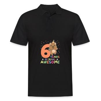 Quokka pour les enfants de 6 ans - Polo Homme - noir - Devant - Kai (181cm)