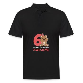 Quokka pour les enfants de 6 ans - Polo Homme - noir - Devant - Kai (181cm)