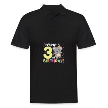 Souris pour les enfants de 3ème anniversaire de trois ans - Polo Homme - noir - Devant - Kai (181cm)
