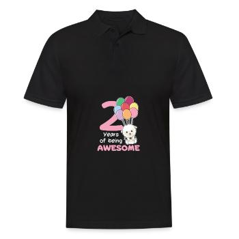 Moutons pour les enfants de 2e anniversaire de deux ans - Polo Homme - noir - Devant - Kai (181cm)