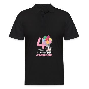 Vache pour les enfants de 4 ans - Polo Homme - noir - Devant - Kai (181cm)