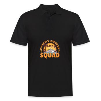 Family Cruise Squad 2023 Voyage de groupes familiaux - Polo Homme - noir - Devant - Kai (181cm)