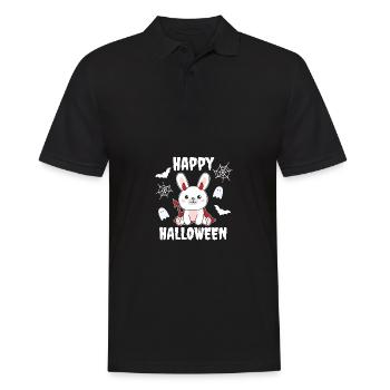 Bunny Happy Halloween Devil Costume - Polo Homme - noir - Devant - Kai (181cm)
