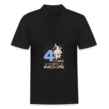 Vache pour les enfants de 4 ans - Polo Homme - noir - Devant - Kai (181cm)