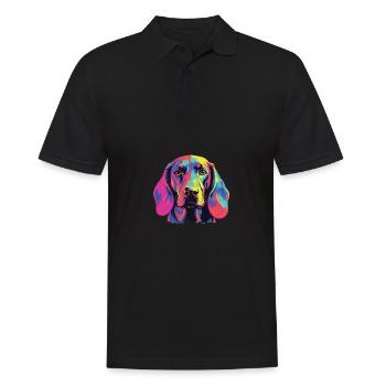 Aquarelles Bavarois colorés - Polo Homme - noir - Devant - Kai (181cm)