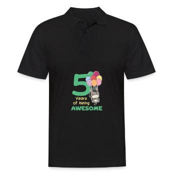 Âne pour les enfants de 5 ans de cinq ans - Polo Homme - noir - Devant - Kai (181cm)