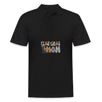 Flat Coated Retriever Groovy Flat-Coat Mom - Men's Polo Shirt - black - Front - Kai (181cm)