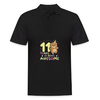 Castor pour son 11e anniversaire Enfants de onze ans - Polo Homme - noir - Devant - Kai (181cm)