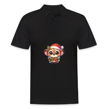 Chapeau de Noël Noël Fées Lumières Galago - Polo Homme - noir - Devant - Kai (181cm)