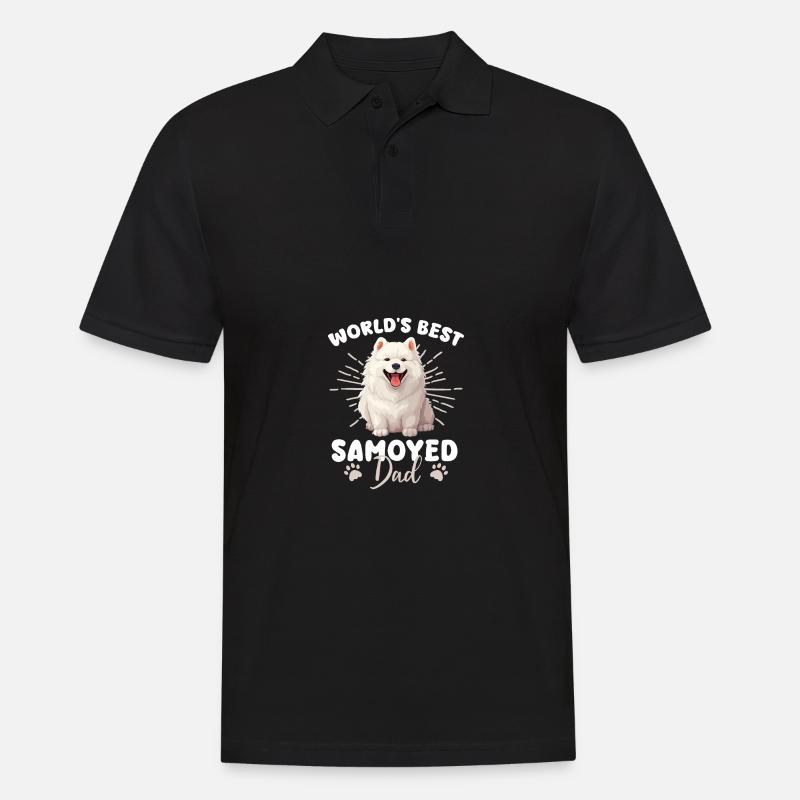 Samoyède Groovy Samoyède - Polo Homme - noir