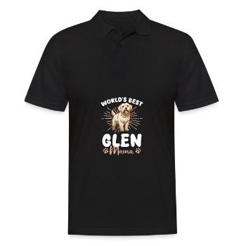 Glen irlandais d’Imaal Terrier Le meilleur Glen Mama du monde - Polo Homme - noir - Devant - Kai (181cm)