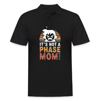 Ce n’est pas une phase maman ! Emo Goth Alternative - Polo Homme - noir - Devant - Kai (181cm)