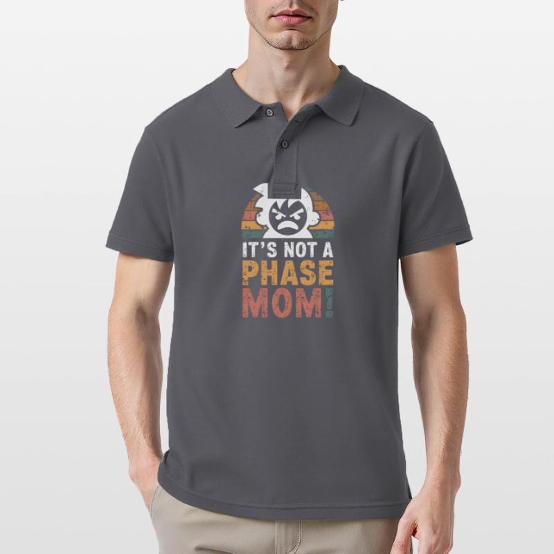 It's not a phase mom! Emo Goth Alternative Männer Poloshirt