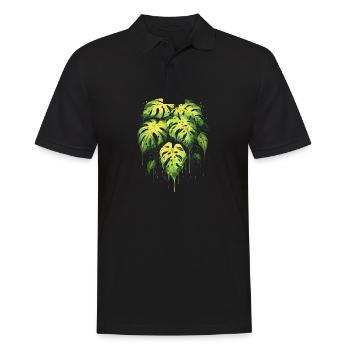 Monstera Deliciosa Amoureux des plantes Lady Daddy Botanica - Polo Homme - noir - Devant - Kai (181cm)